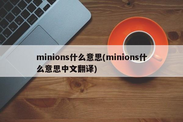 minions什么意思(minions什么意思中文翻译)